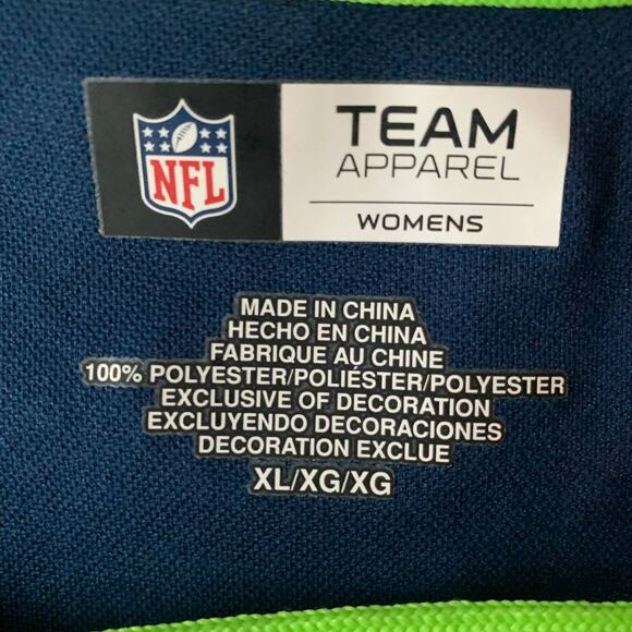 Seattle Seahawks Women's Jersey Size XL - Picture 8 of 10